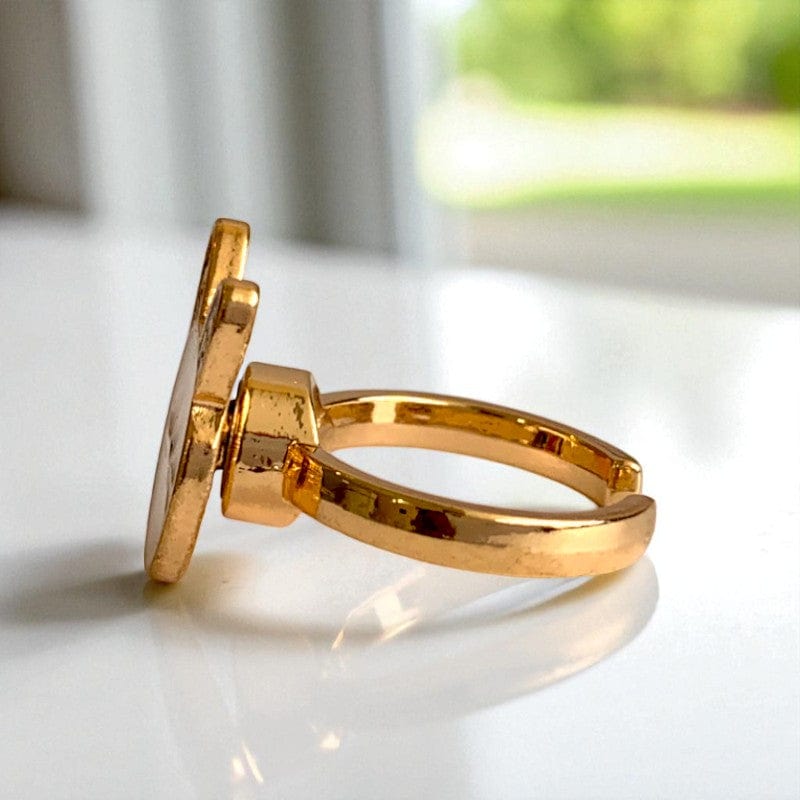 Spinning Bunny Ring | 18K PVD Gold Plated - For Women | Includes: Ring