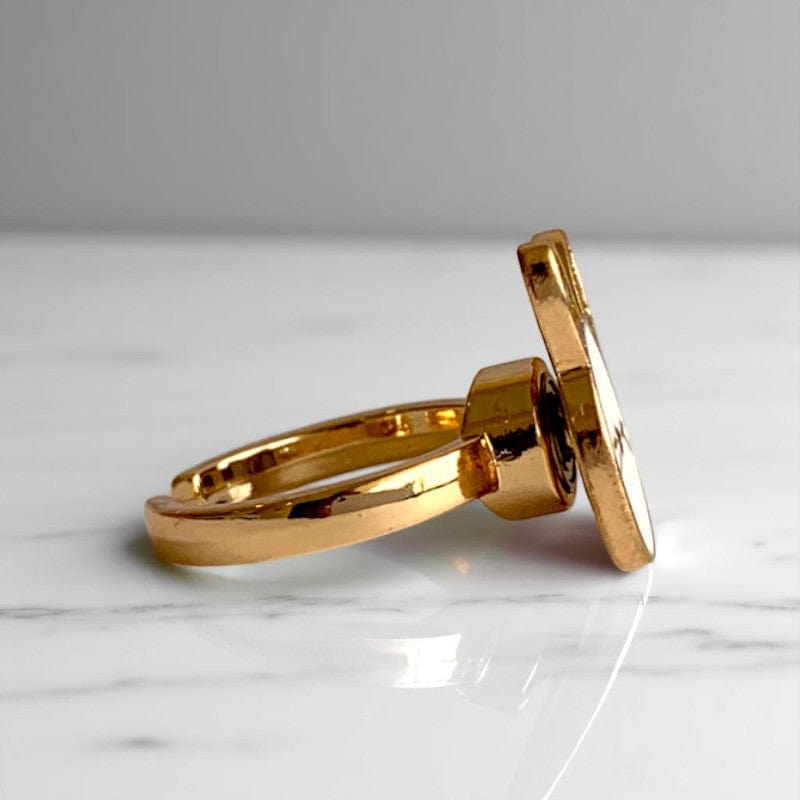 Spinning Bunny Ring | 18K PVD Gold Plated - For Women | Includes: Ring