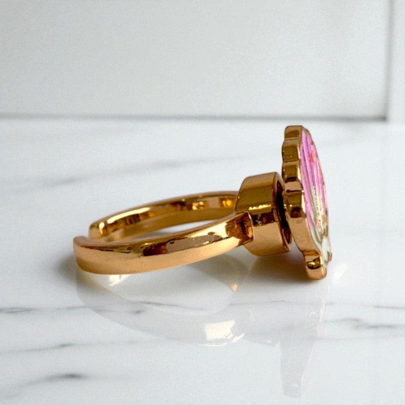 Spinning Seashell Ring | 18K PVD Gold Plated - For Women | Includes: Ring
