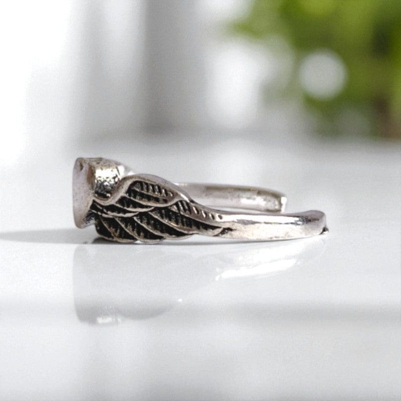 Classic Flying Heart Adjustable Ring | Premium Alloy - For Women | Includes: Ring