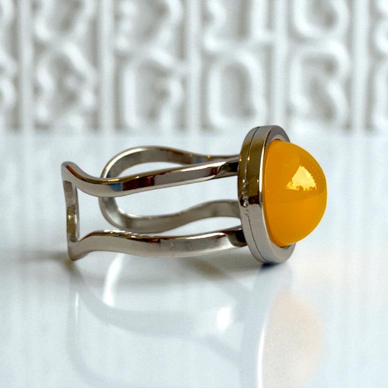 Prosperity Adjustable Ring | Yellow Aventurine - For Unisex | Includes: Ring