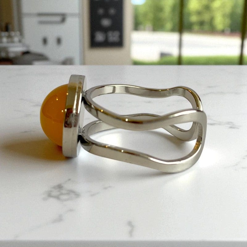 Prosperity Adjustable Ring | Yellow Aventurine - For Unisex | Includes: Ring