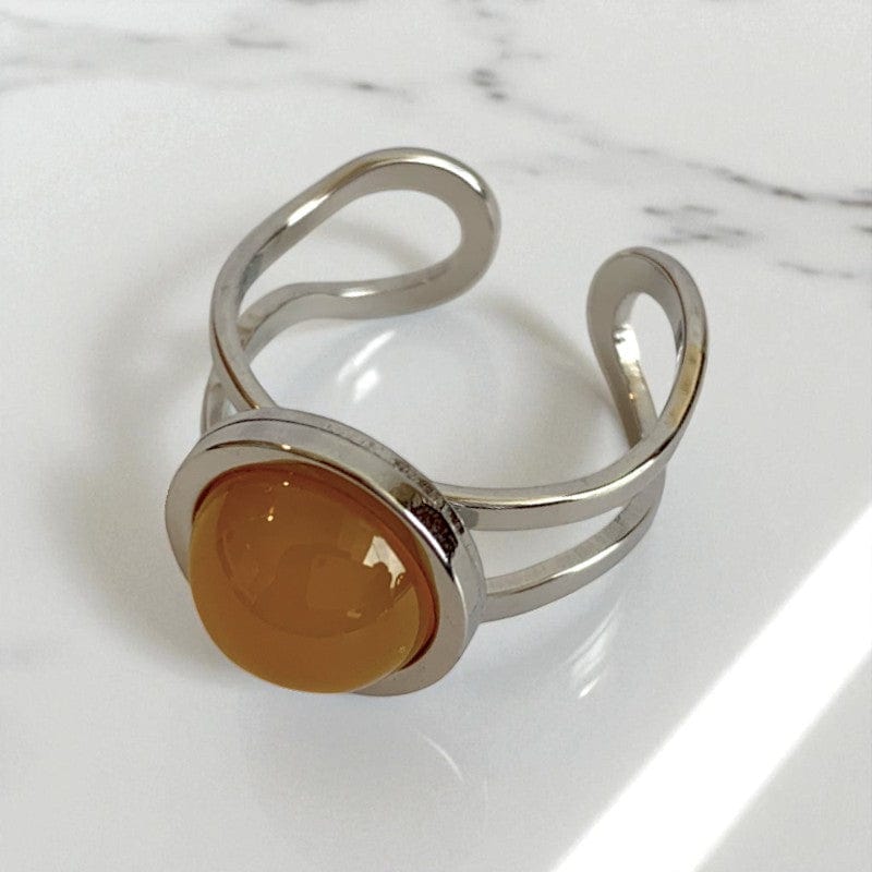 Prosperity Adjustable Ring | Yellow Aventurine - For Unisex | Includes: Ring