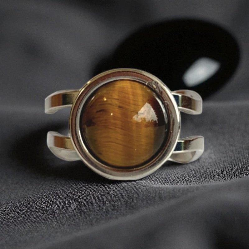 Courage Adjustable Ring | Tiger Eye - For Unisex | Includes: Ring
