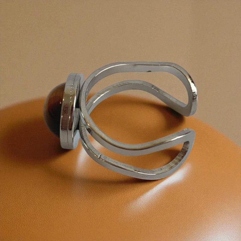 Courage Adjustable Ring | Tiger Eye - For Unisex | Includes: Ring