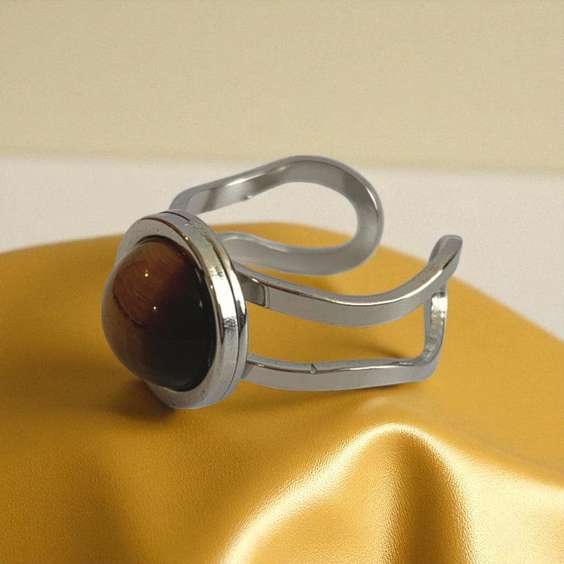 Courage Adjustable Ring | Tiger Eye - For Unisex | Includes: Ring