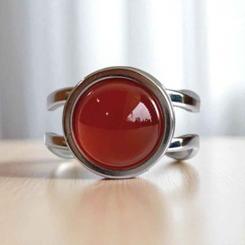 Strength Adjustable Ring | Red Onyx - For Unisex | Includes: Ring