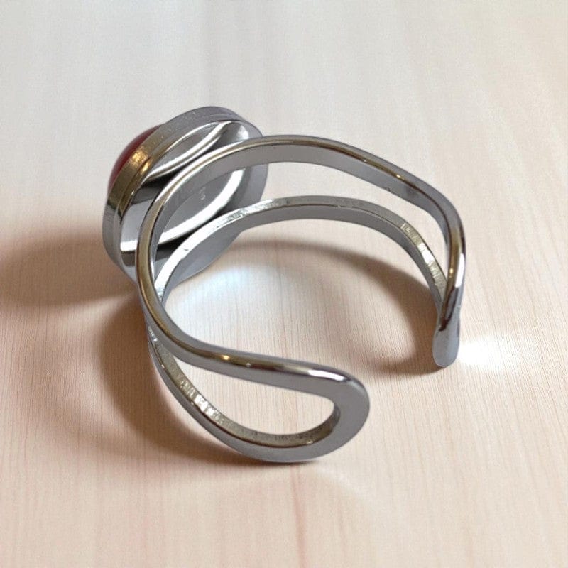 Strength Adjustable Ring | Red Onyx - For Unisex | Includes: Ring