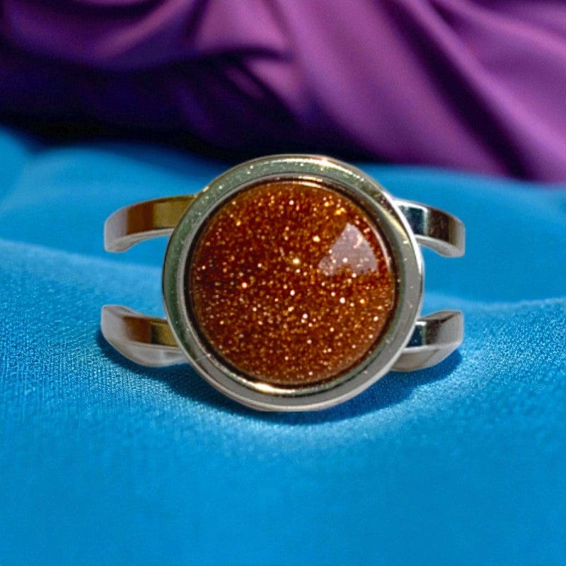 Adjustable Clarity Ring| Sunstone - For Unisex | Includes: Ring