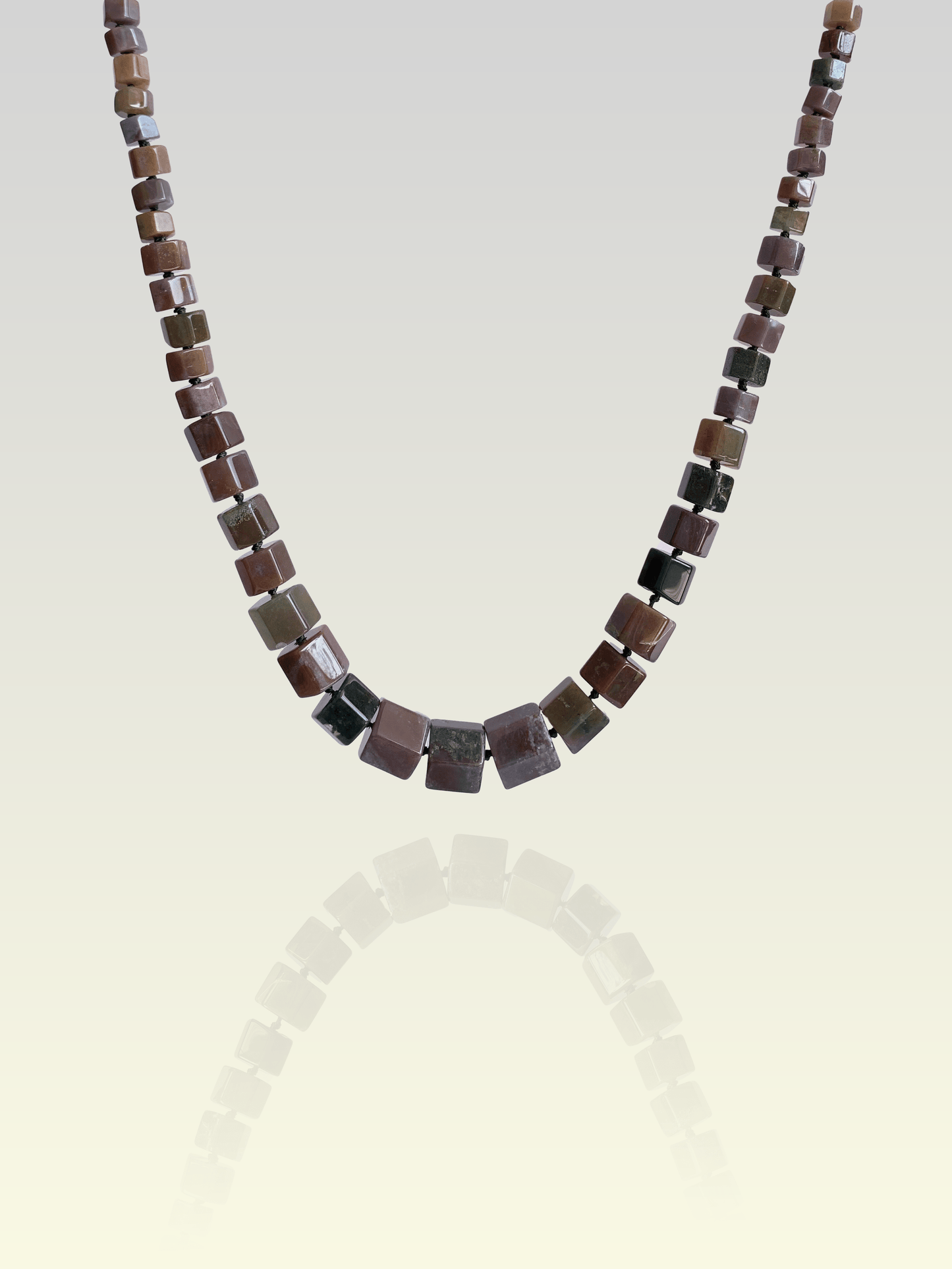 Vintage Gleam Necklace | Indian Agate Stone - For Women | Includes: Necklace