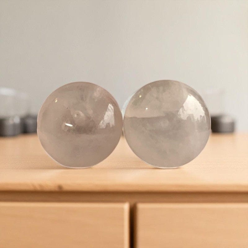 Love Quartz Stud Earrings | Rose Quartz - For Women | Includes: Earrings