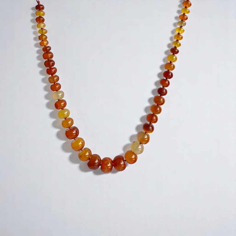 Sunny Summer Necklace | Carnelian Stone - For Women | Includes: Necklace