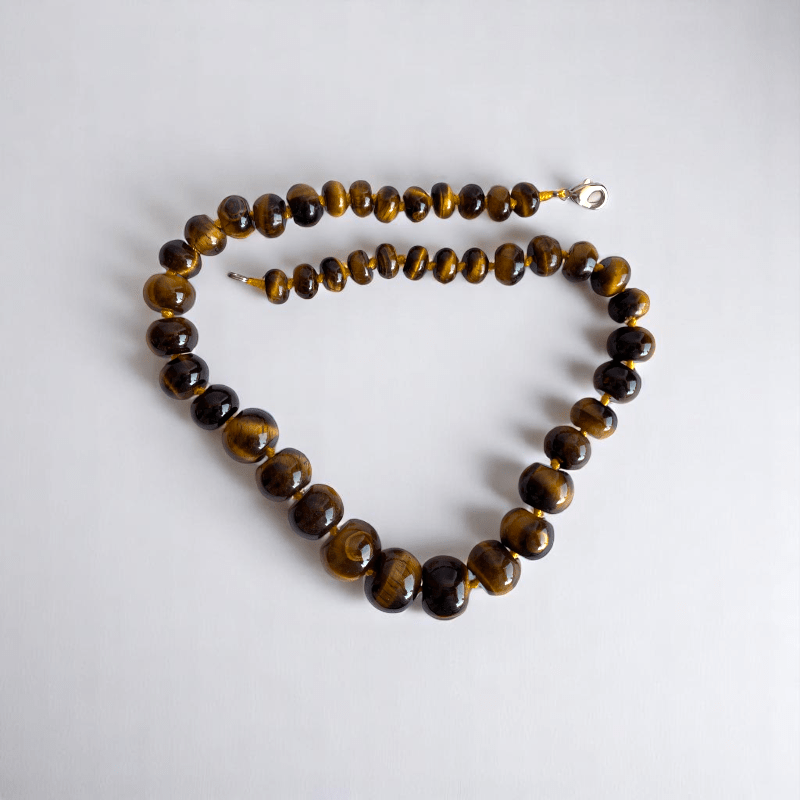 Tribal Root Necklace | Tiger Eye Stone - For Women | Includes: Necklace