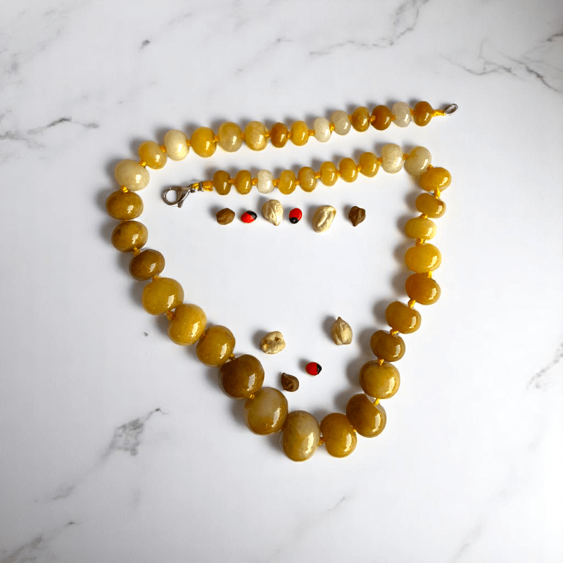 Golden Aura Necklace | Yellow Aventurine Stone - For Women | Includes: Necklace
