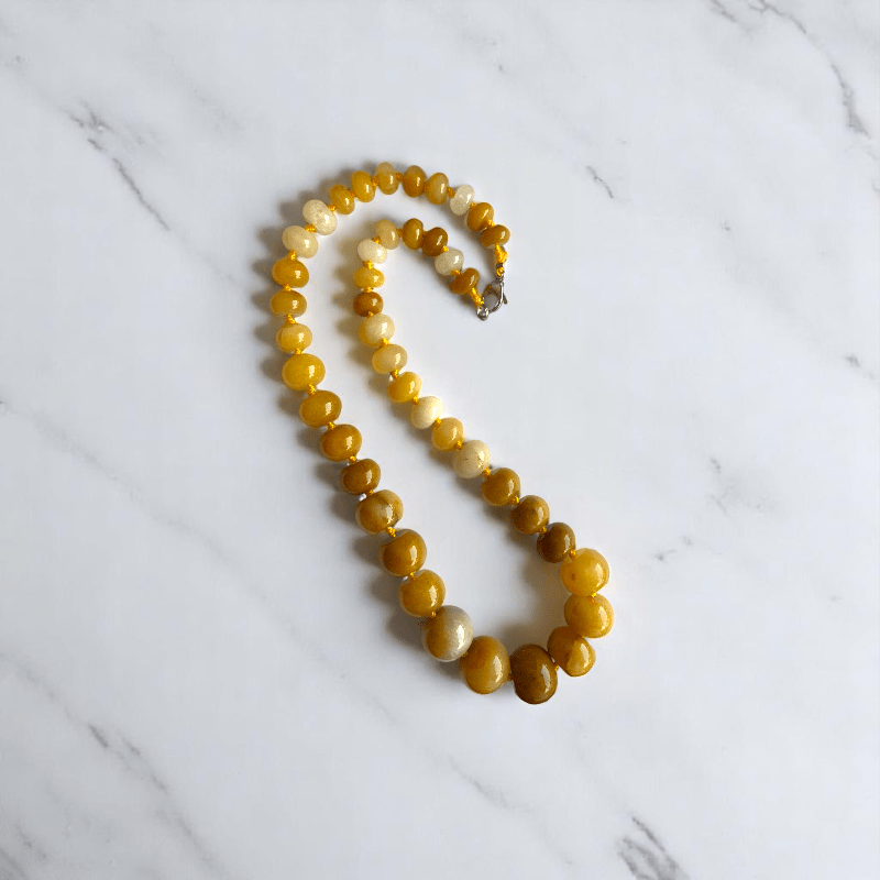 Golden Aura Necklace | Yellow Aventurine Stone - For Women | Includes: Necklace