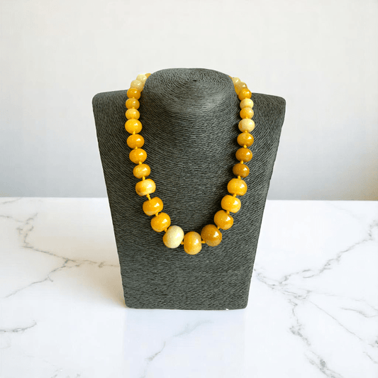 Golden Aura Necklace | Yellow Aventurine Stone - For Women | Includes: Necklace