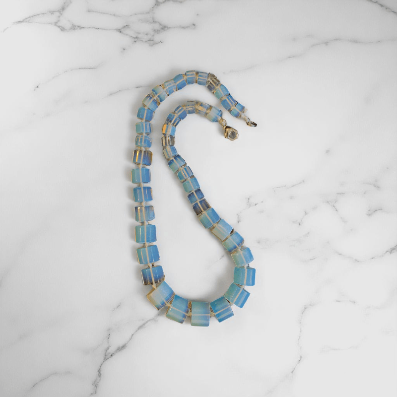 Ethereal Shine Necklace | Synthetic Opalite Stone - For Women | Includes: Necklace