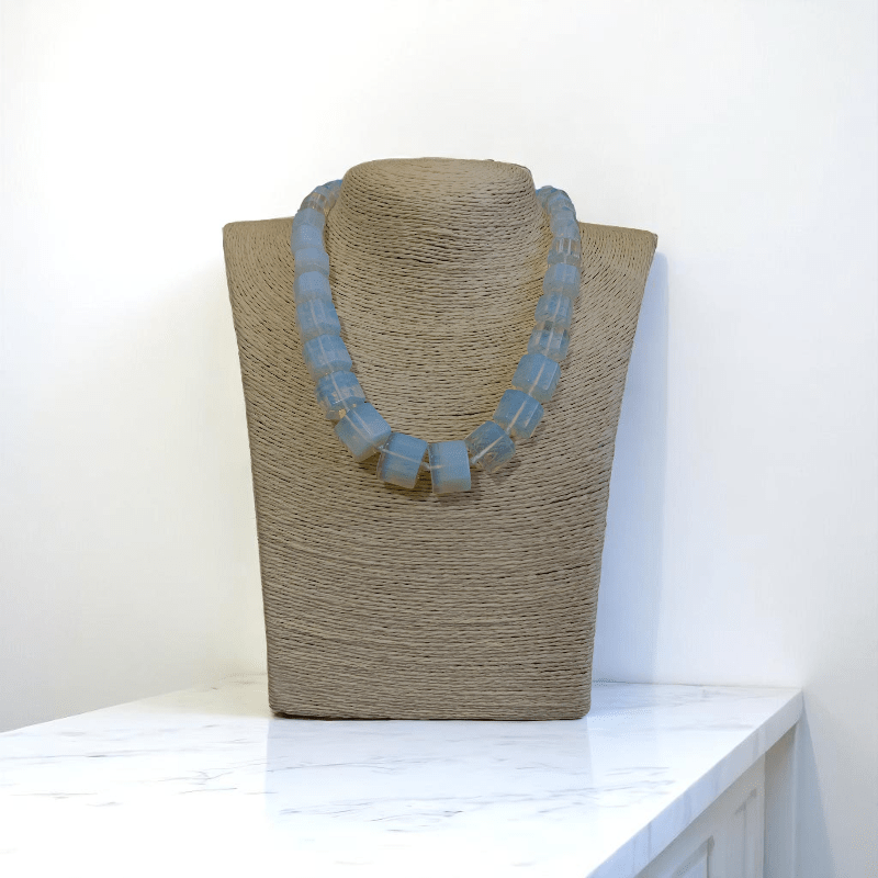 Ethereal Shine Necklace | Synthetic Opalite Stone - For Women | Includes: Necklace