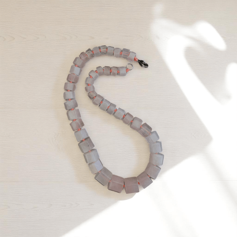 Love's Embrace Necklace | Rose Quartz Stone - For Women | Includes: Necklace