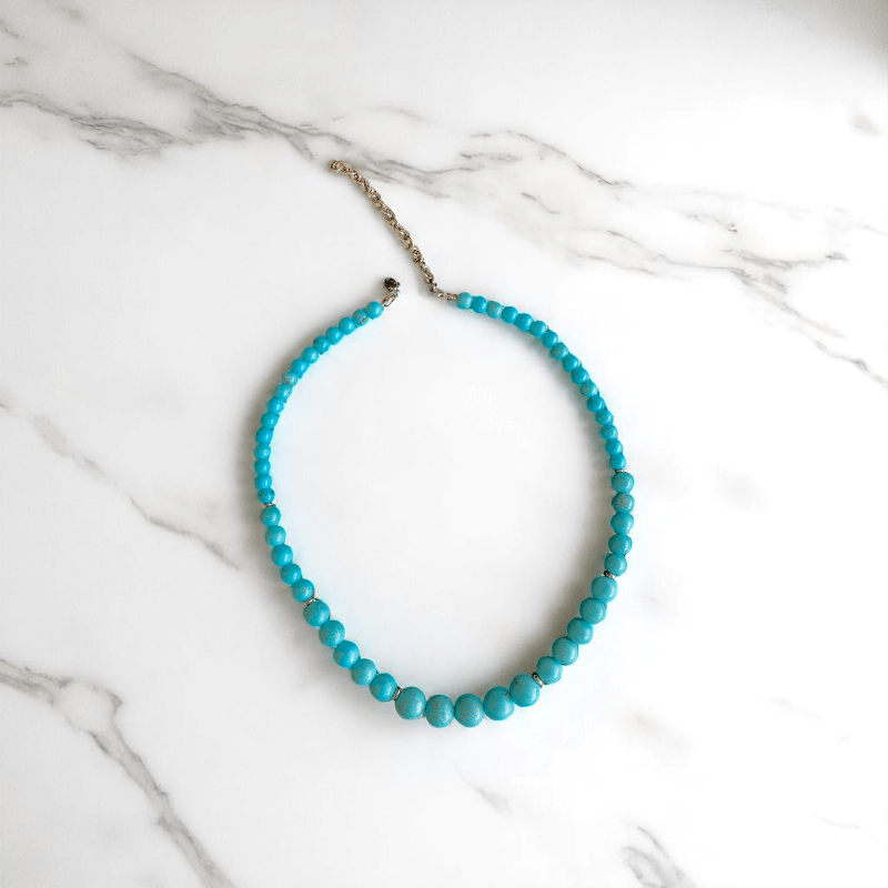Sky Spirit Necklace | Turquoise Magnesite Stone - For Women | Includes: Necklace