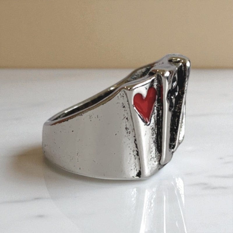Fortune Cards Ring | Premium Alloy - For Men | Includes: Ring