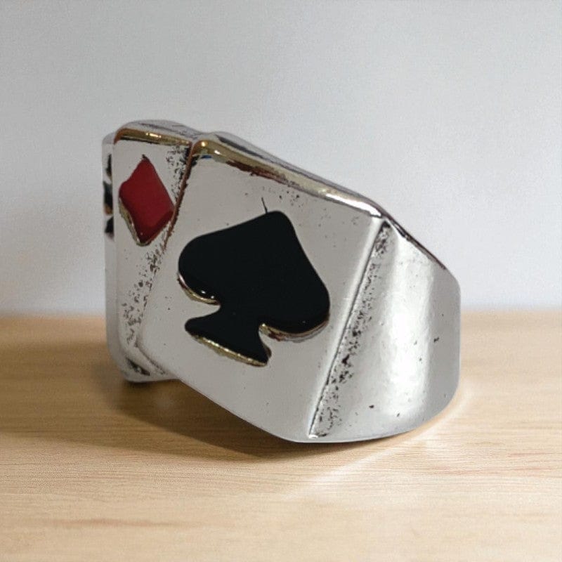 Fortune Cards Ring | Premium Alloy - For Men | Includes: Ring