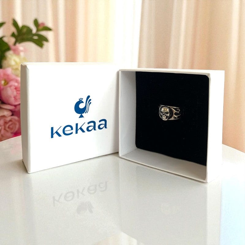 Fear Nothing Skull Ring | Premium Alloy - For Men | Includes: Ring