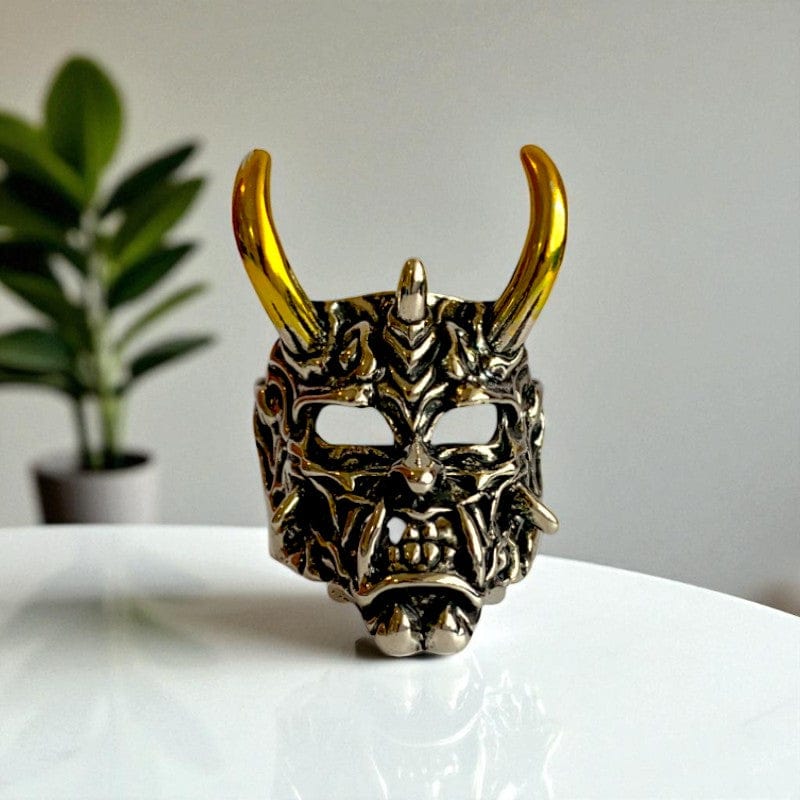 Fierce Monster Mask Ring | Premium Alloy - For Men | Includes: Ring