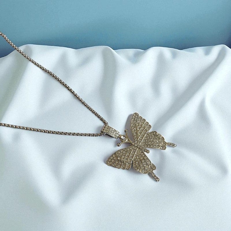 Elegance Butterfly Necklace | Zircon - For Women | Includes: Necklace