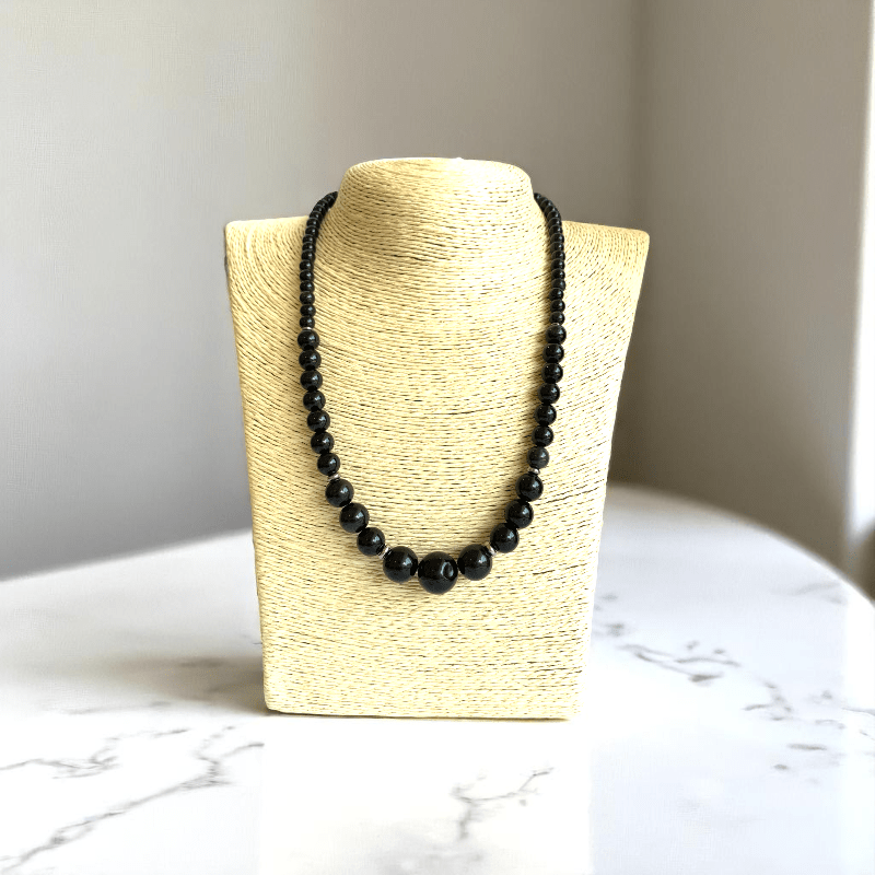 Guardian Obsidian Necklace | Black Obsidian Stone - For Women | Includes: Necklace