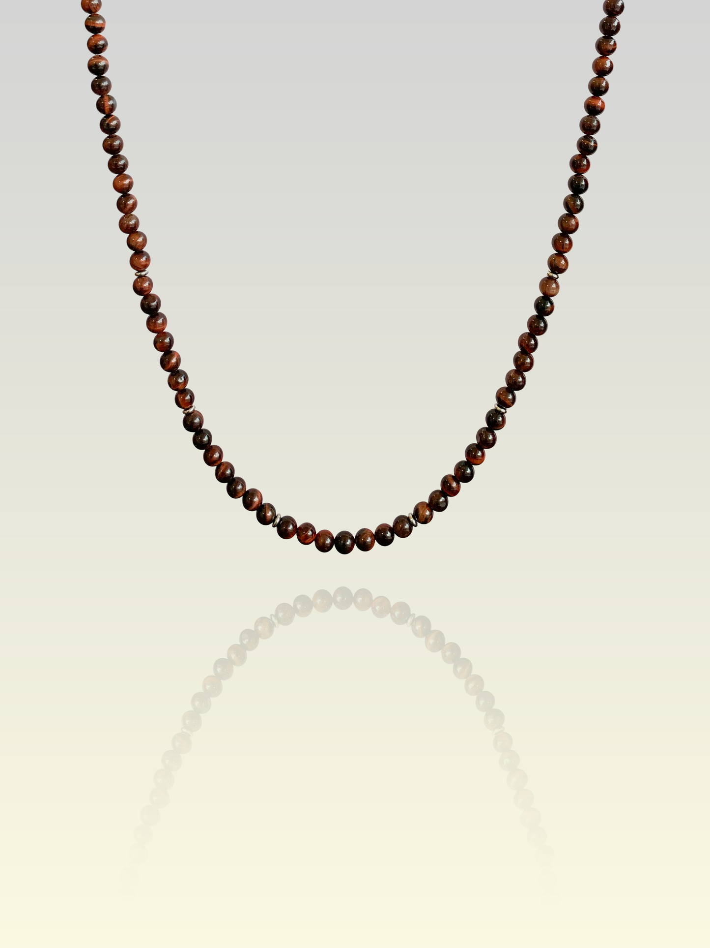 Fiery Tiger Eye Set | Red Tiger Eye - For Unisex | Includes: Necklace & Bracelet