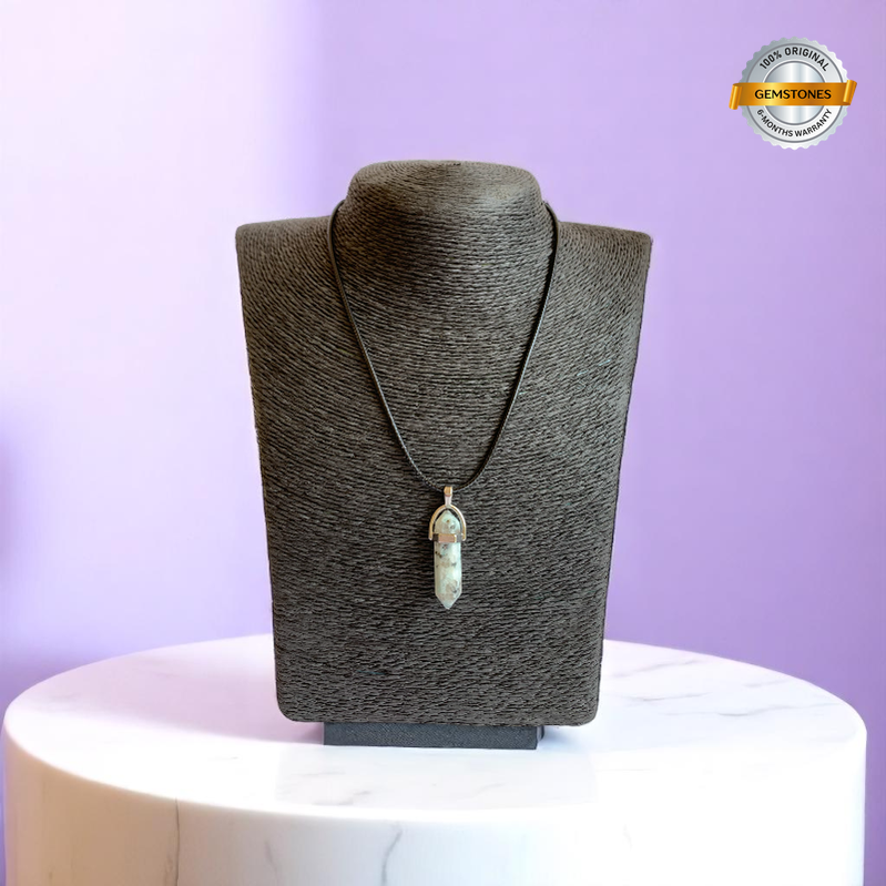 Balance Pencil Necklace | Kiwi Jasper - For Kids | Includes: Necklace