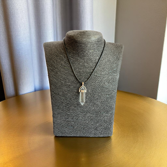 Clarity Pencil Necklace | Clear Quartz - For Kids | Includes: Necklace