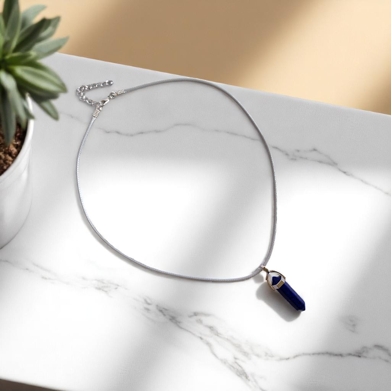 Wisdom Pencil Necklace | Lapis Lazuli - For Kids | Includes: Necklace