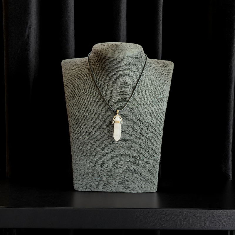Love Pencil Necklace | Rose Quartz - For Kids | Includes: Necklace