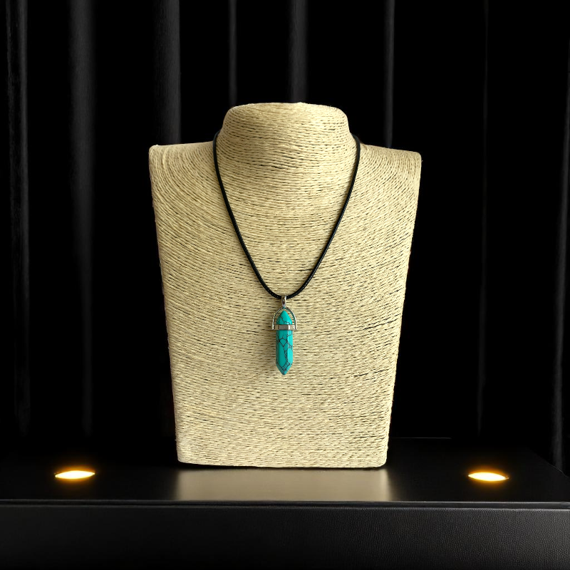 Tranquil Pencil Necklace | Blue Turquoise - For Kids | Includes: Necklace