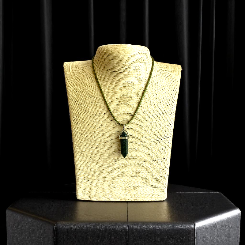 Protection Pencil Necklace | Black Labradorite - For Kids | Includes: Necklace