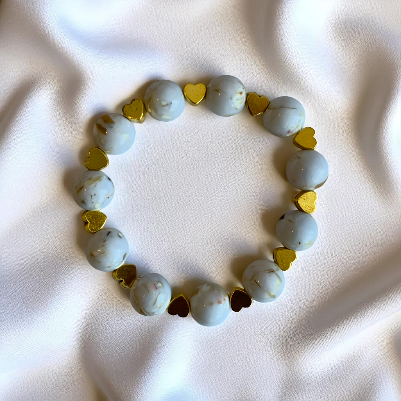 Pearl Glow Bracelet | Mother of Pearl - For Kids Girls | Includes: Bracelet