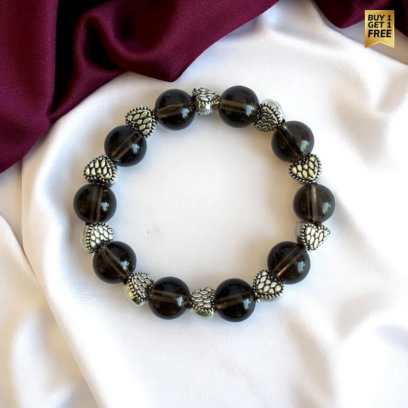 Dreamy Smokey Bracelet | Smokey Quartz - For Kids Girls | Includes: Bracelet