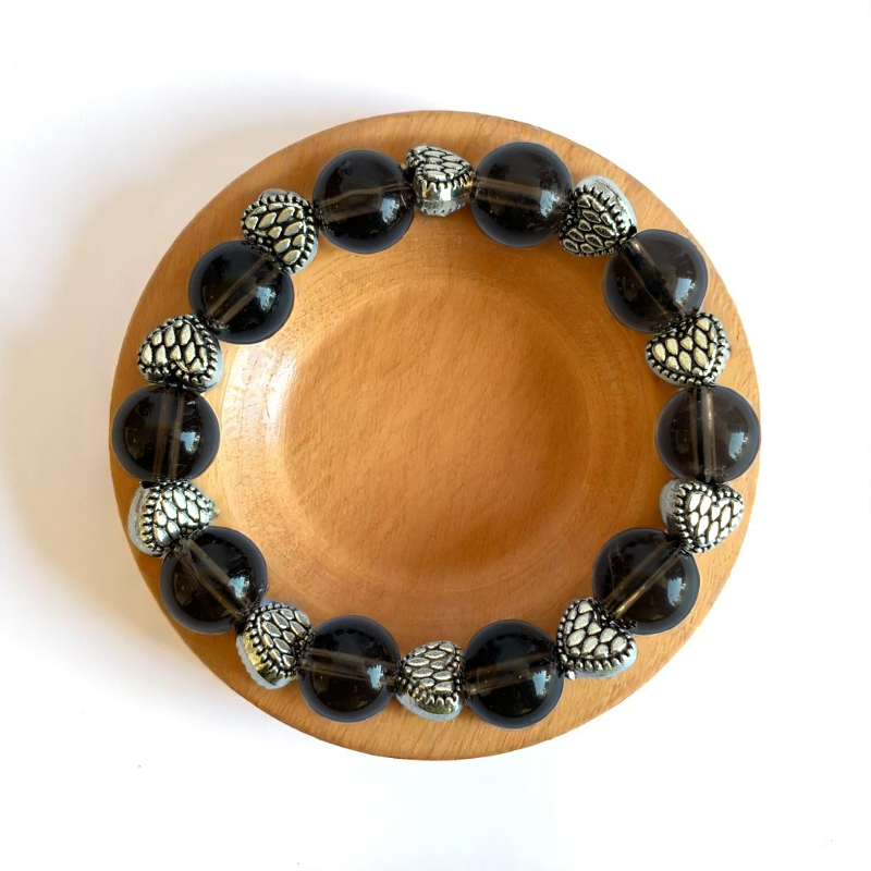 Dreamy Smokey Bracelet | Smokey Quartz - For Kids Girls | Includes: Bracelet