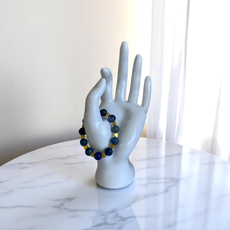 Calm Aventurine Bracelet | Blue Aventurine - For Kids Girls | Includes: Bracelet