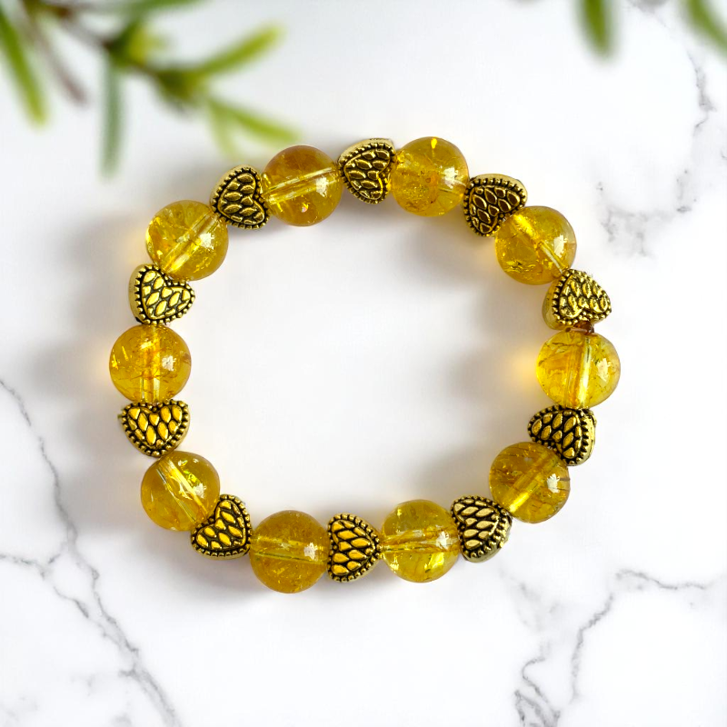 Golden Citrine Bracelet | Citrine - For Kids Girls | Includes: Bracelet