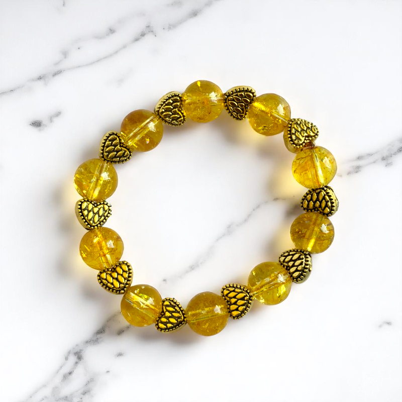 Golden Citrine Bracelet | Citrine - For Kids Girls | Includes: Bracelet
