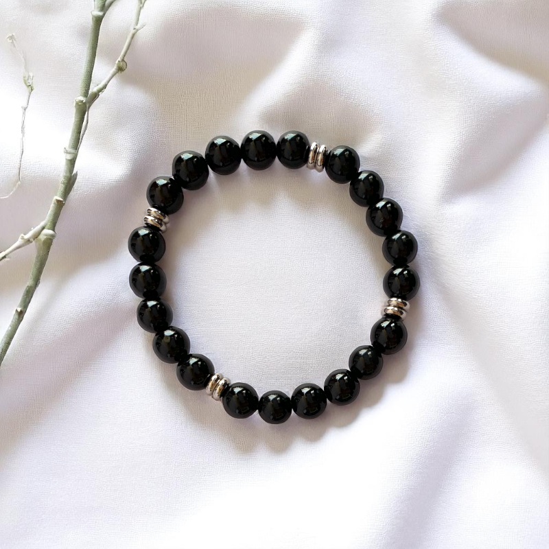 Wise Bracelet Set | Black Obsidian & Sodalite - For Unisex | Includes: Bracelets (Set of 2)