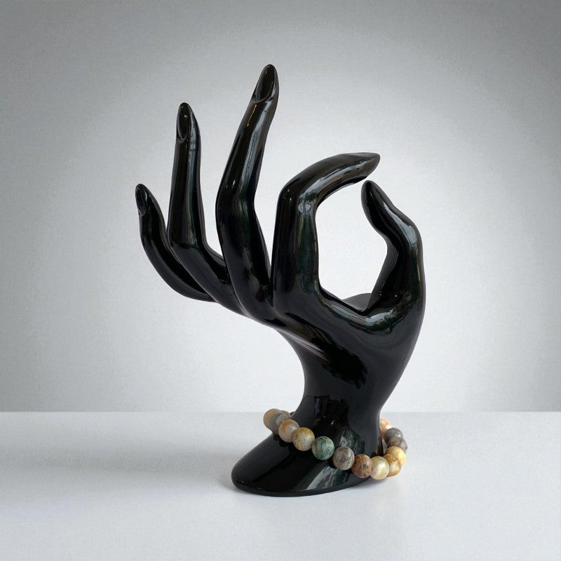 Nature Bracelet | Bambooleaf Agate - For Unisex | Includes: Bracelet