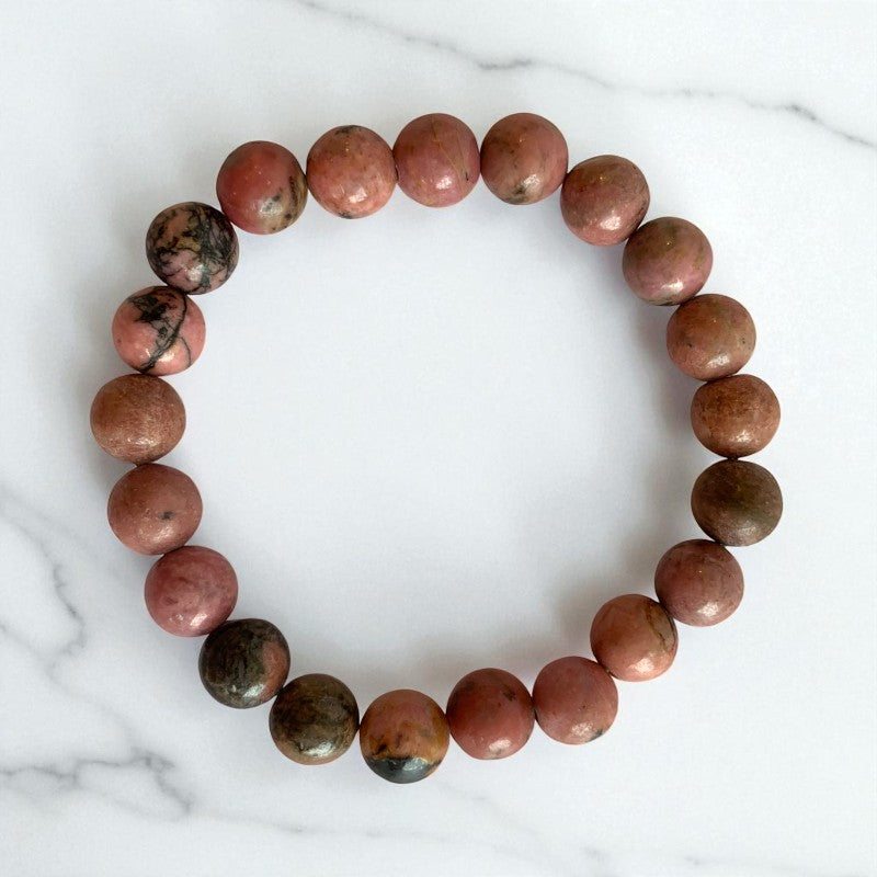 Love Bracelet | Rhodonite - For Unisex | Includes: Bracelet