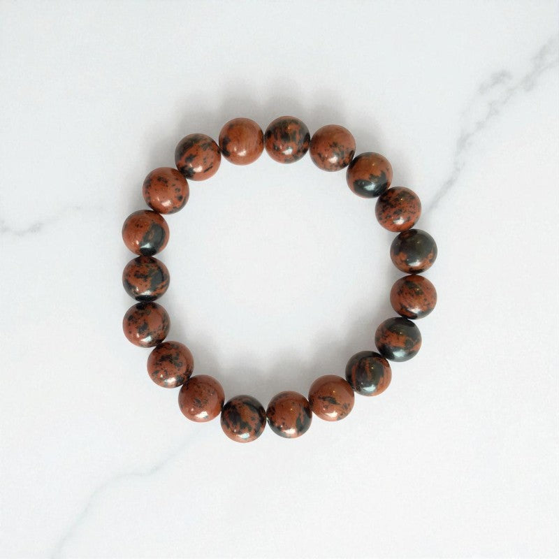Grounded Bracelet | Mahogany Obsidian - For Unisex | Includes: Bracelet