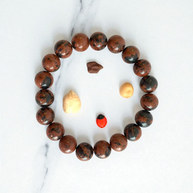 Grounded Bracelet | Mahogany Obsidian - For Unisex | Includes: Bracelet