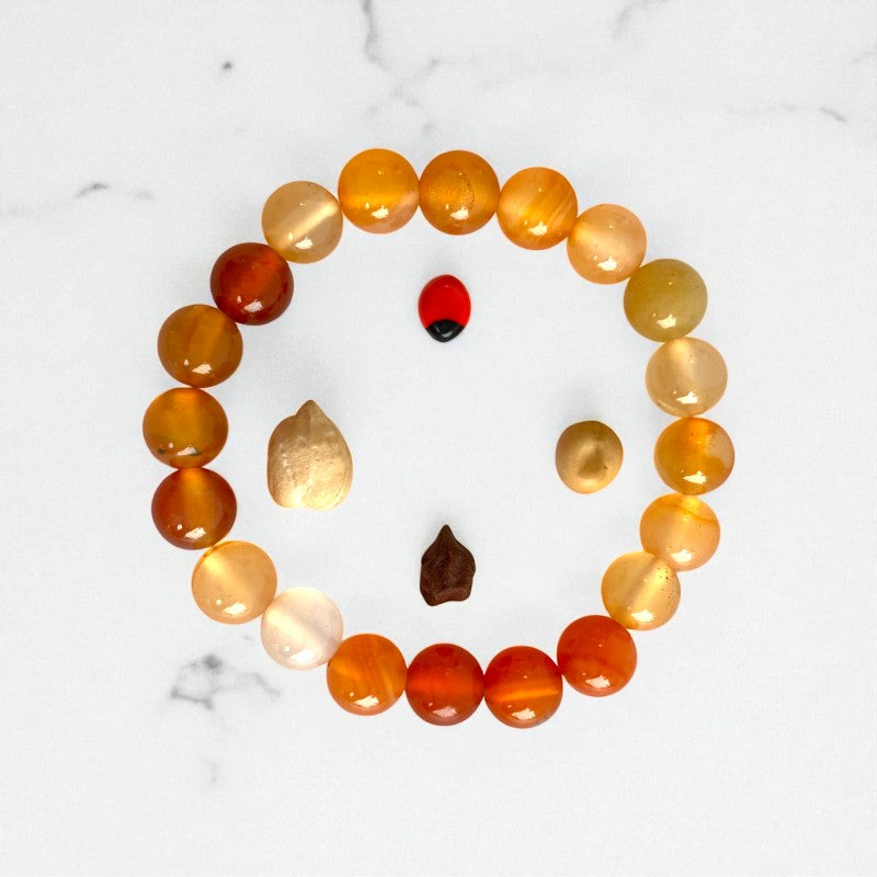 Energy Bracelet | Carnelian - For Unisex | Includes: Bracelet
