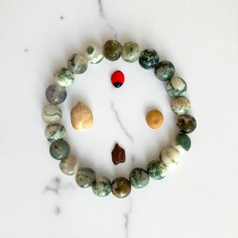 Tree Harmony Bracelet | Tree Agate - For Unisex | Includes: Bracelet